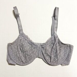 Wacoal Bra Vivid Encounters Underwire Bra in Blue-Gray, Convertible Sz 40D EUC
